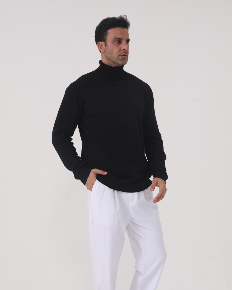 Gstaad Merino uld rullekrave