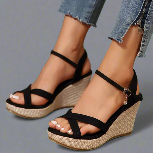 Lovaé™ | Komfortable sandaler med kilehæl