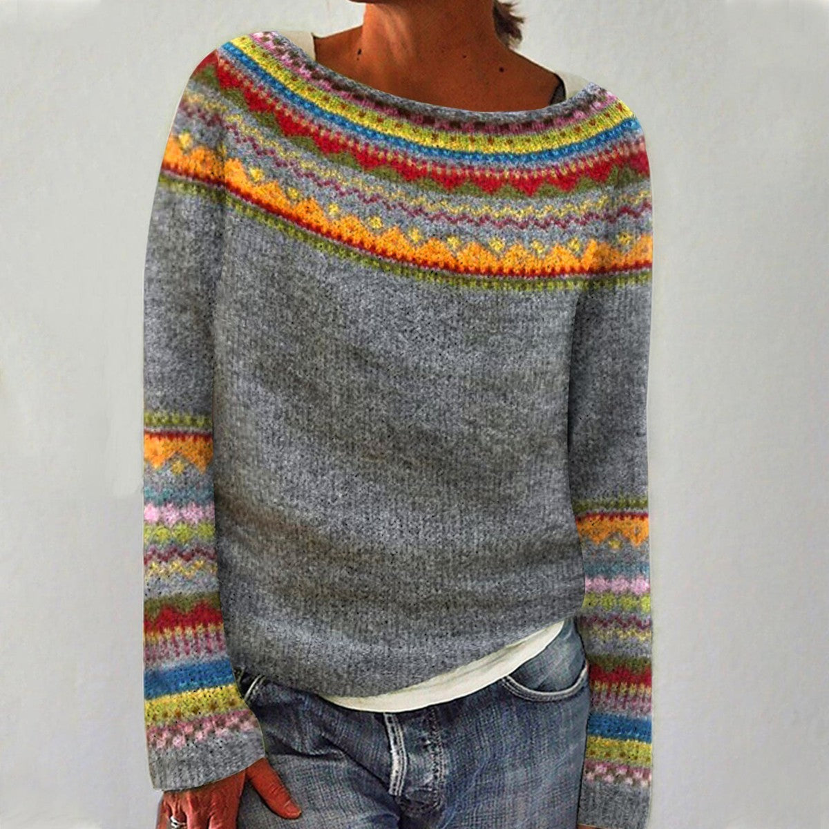 Lovaé™ | Retro-efterårspullover