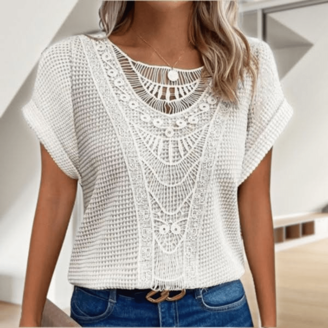 Lovaé™ | Elegant Ibiza-inspireret Bluse