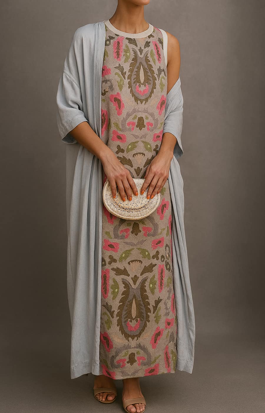 Vera | Elegant kjole med matchende sjal