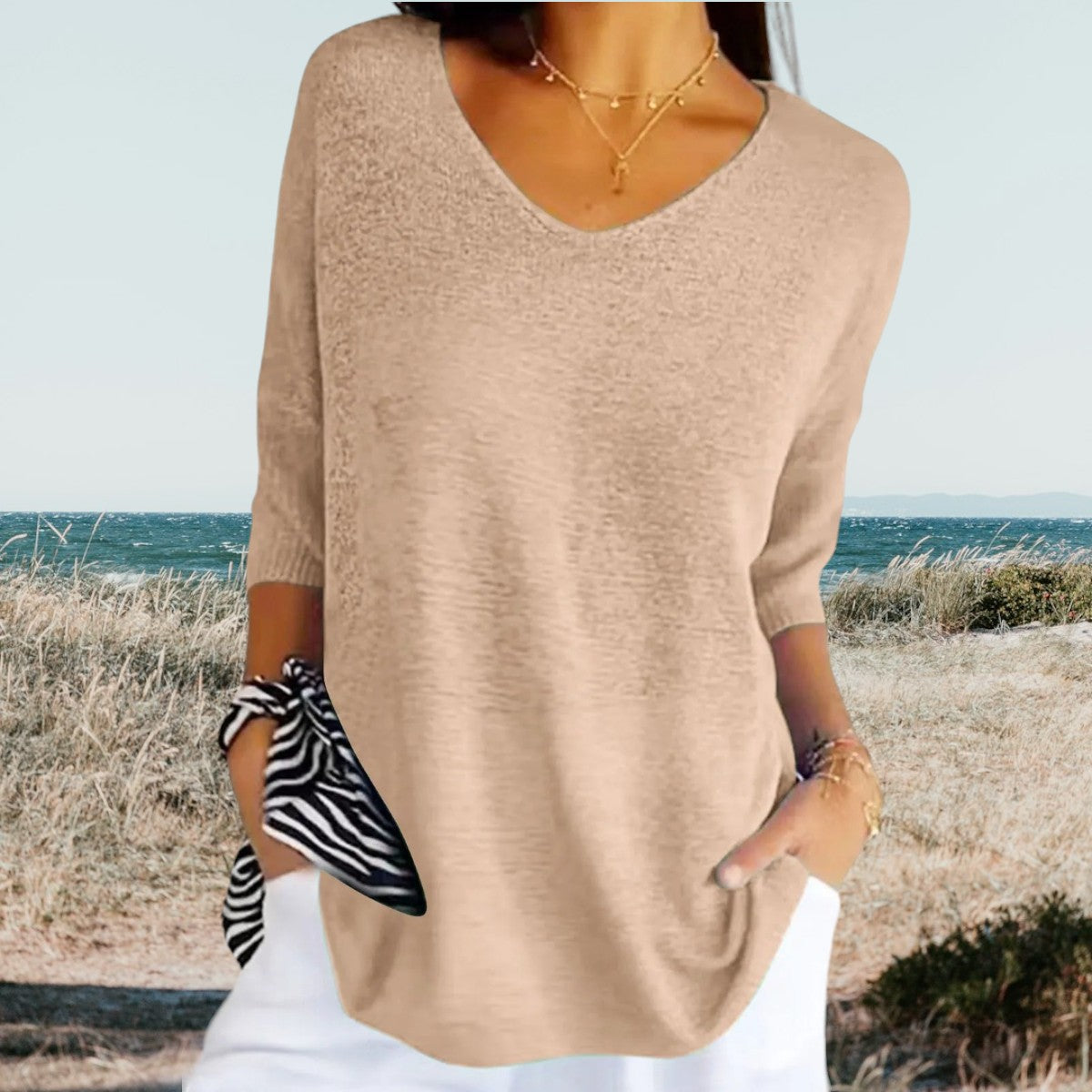 Lovaé™ | Stilfuld V-Hals Casual Top