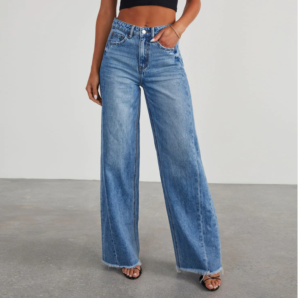 Lovaé™ | Stilfulde denimjeans med brede ben