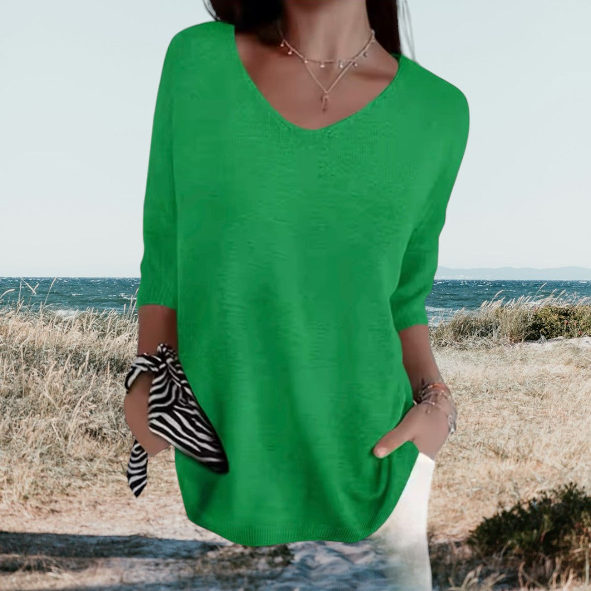 Lovaé™ | Stilfuld V-Hals Casual Top