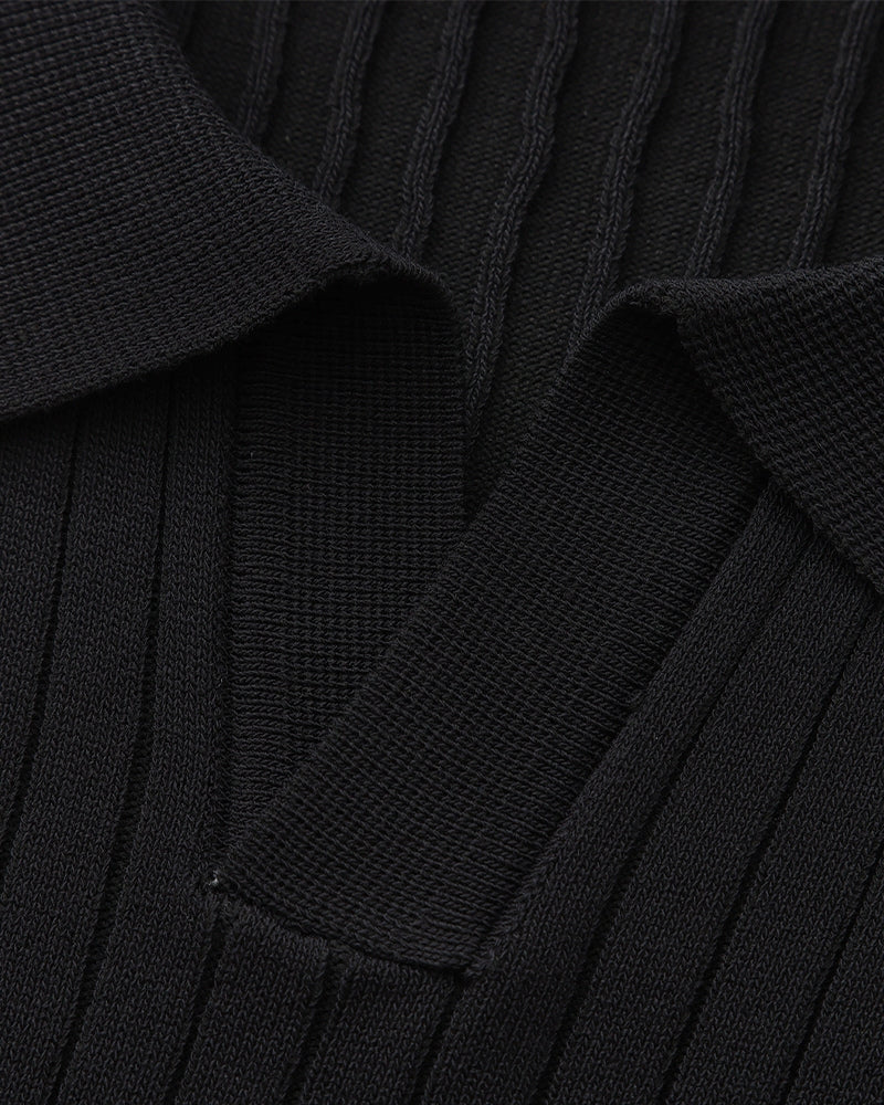 Premium ribbet polo