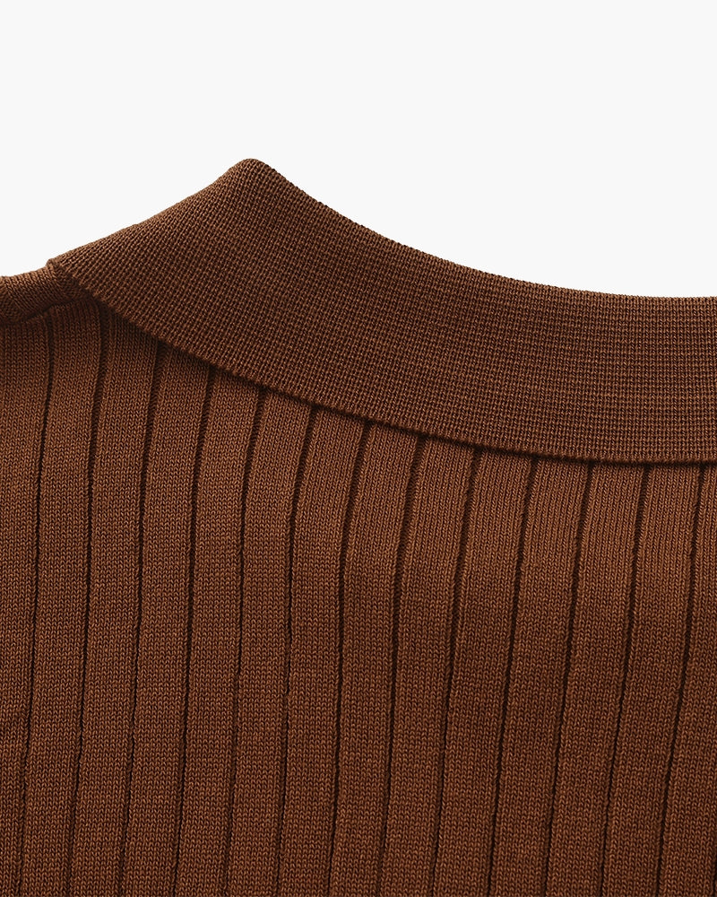 Premium ribbet polo