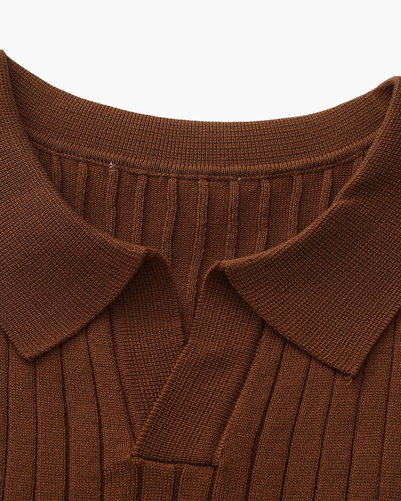 Premium ribbet polo
