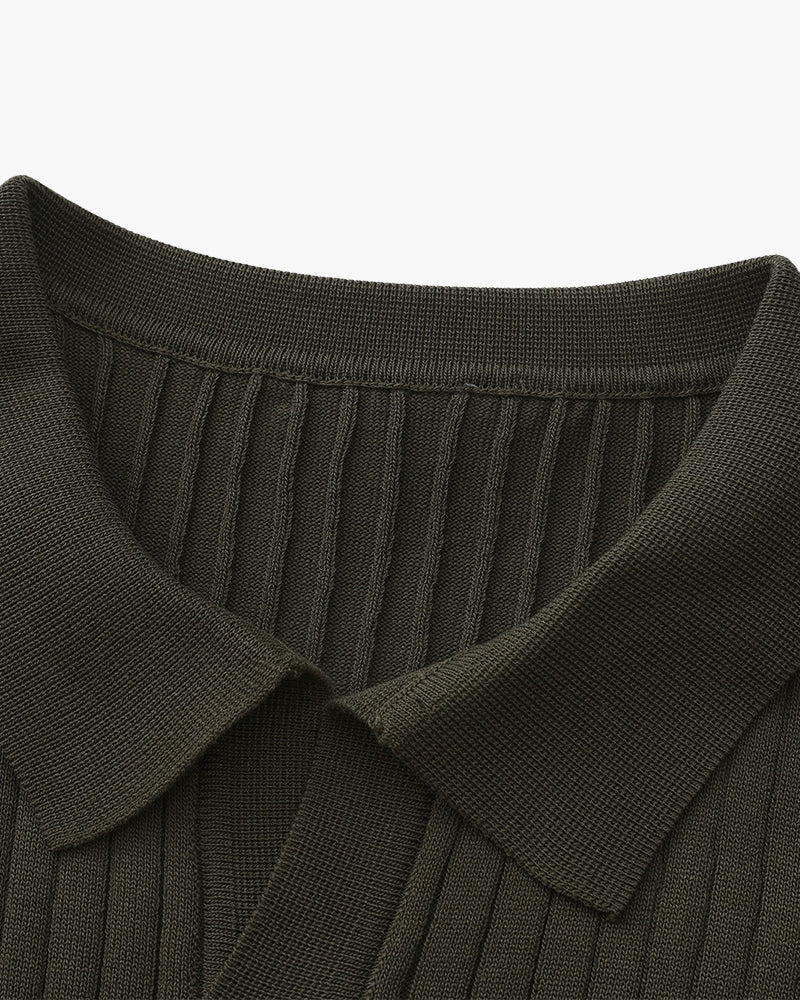 Premium ribbet polo