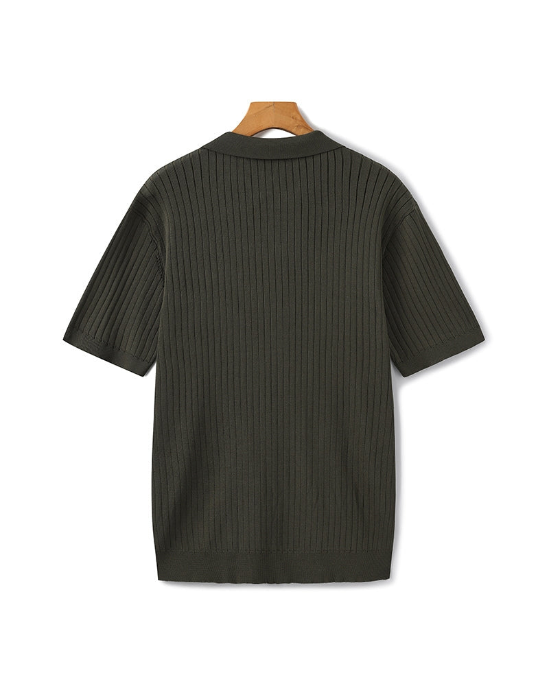 Premium ribbet polo