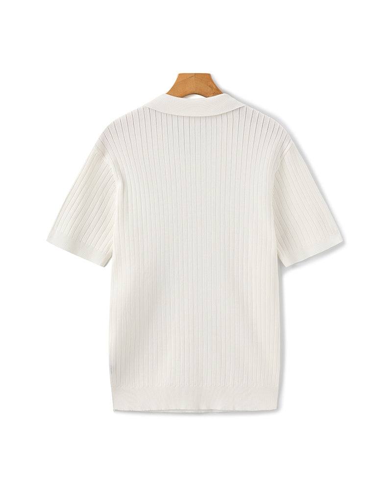 Premium ribbet polo