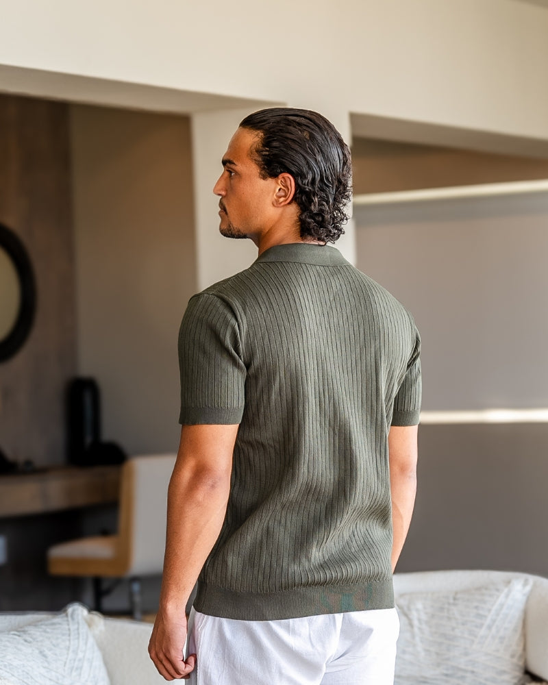 Premium ribbet polo