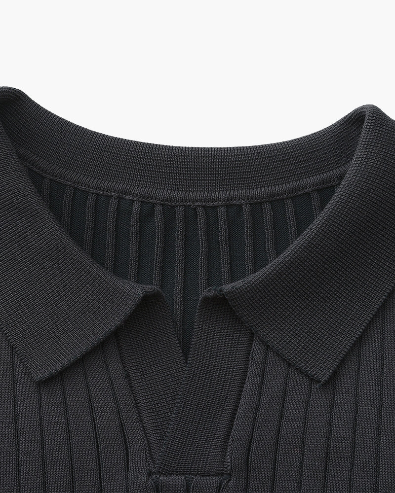 Premium ribbet polo