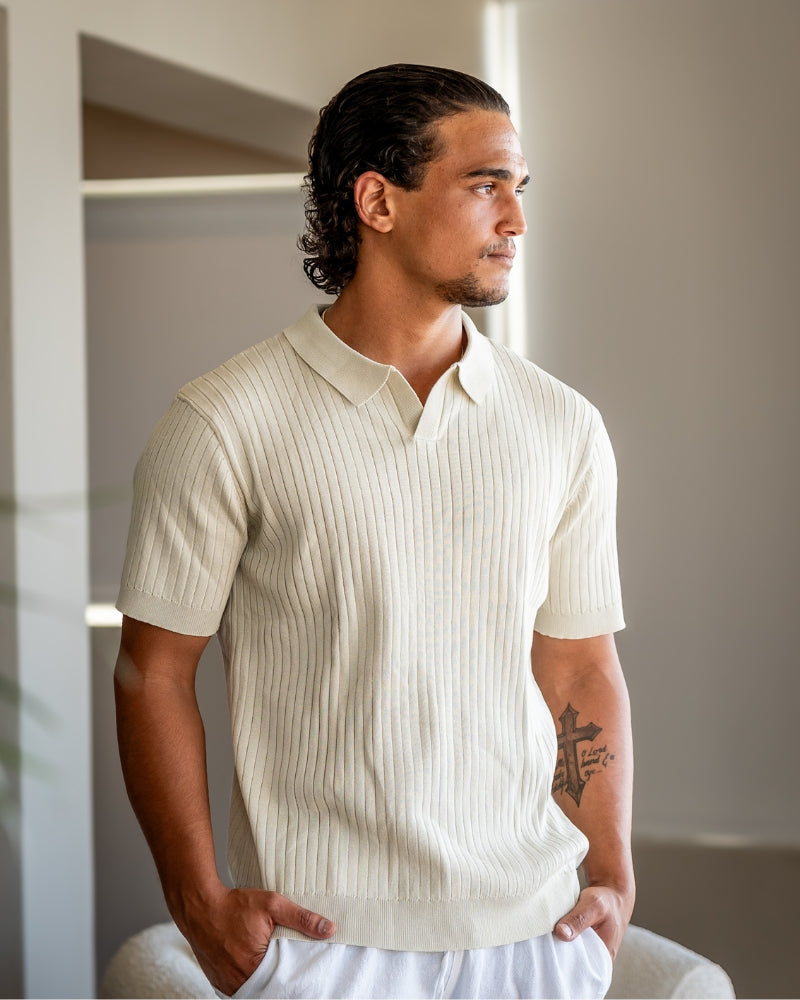 Premium ribbet polo