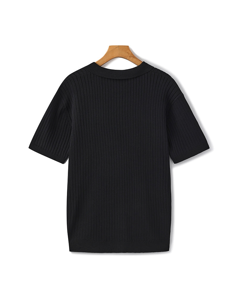 Premium ribbet polo