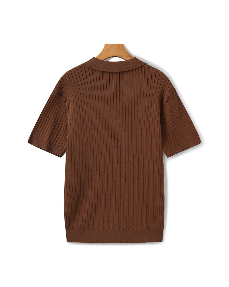 Premium ribbet polo