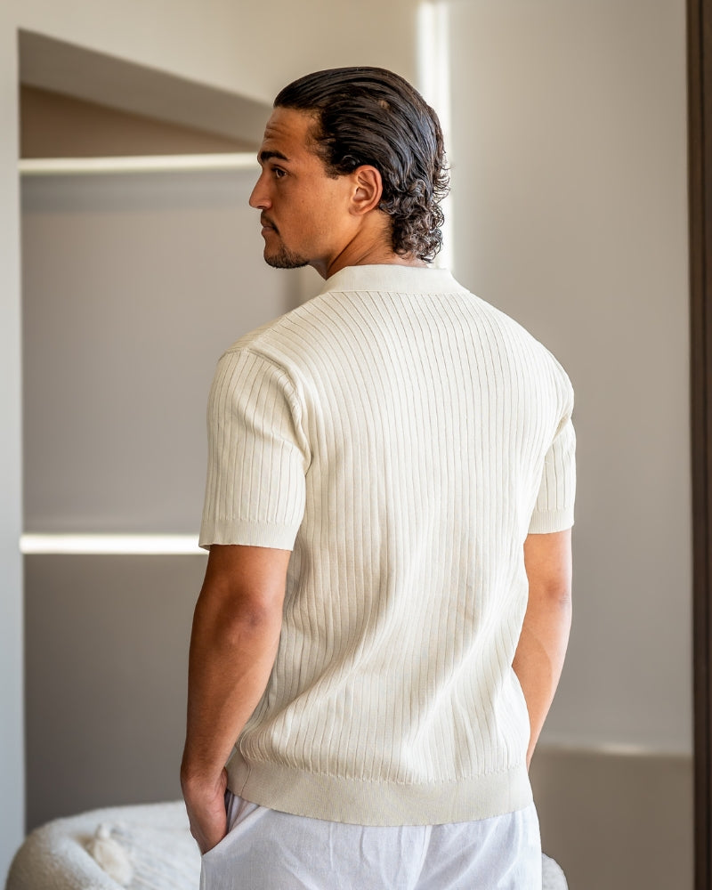 Premium ribbet polo