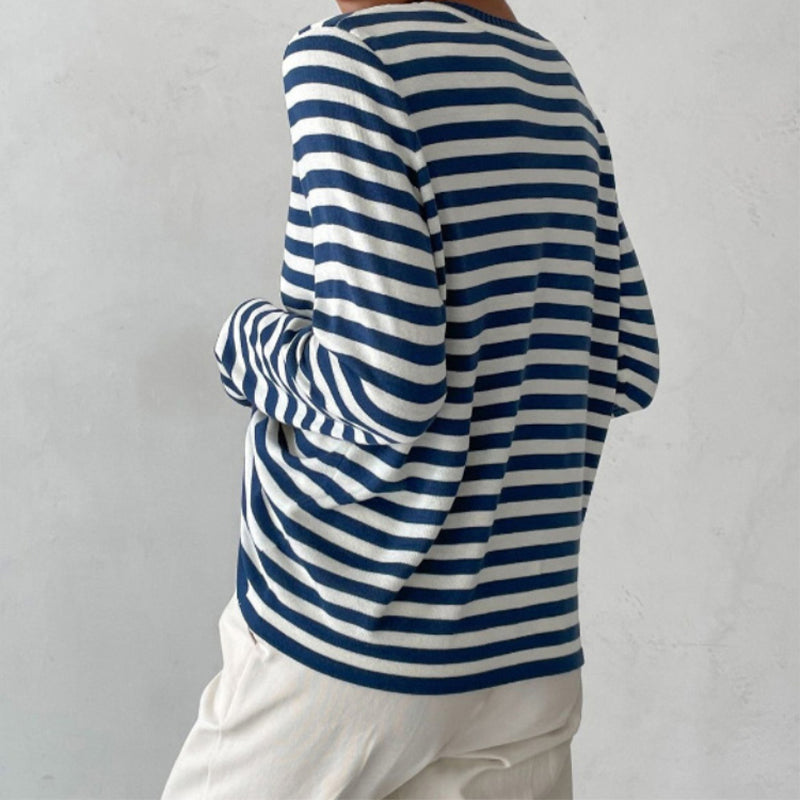 Lovaé™ | Elegant stribet T-shirt til kvinder