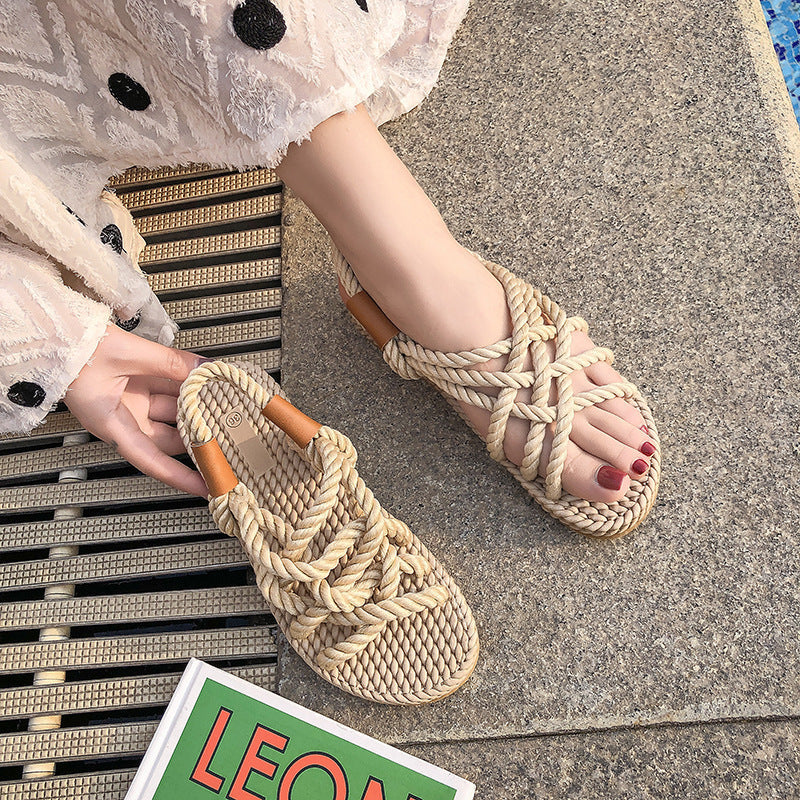 Lovaé™ | flettede reb-sandaler