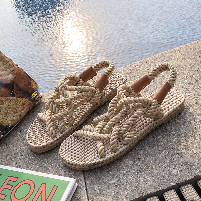 Lovaé™ | flettede reb-sandaler