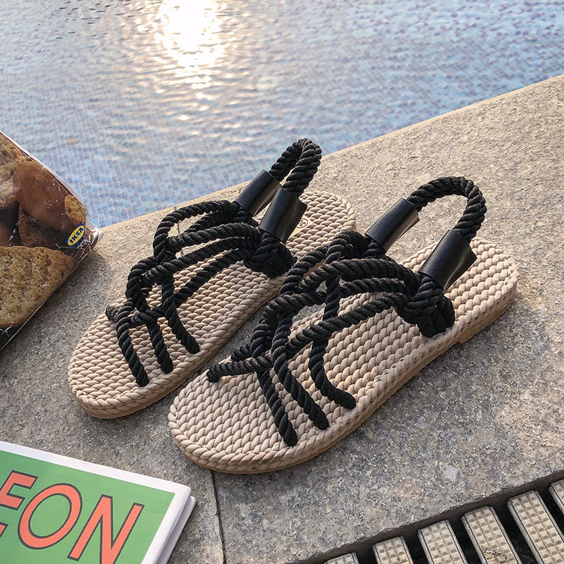 Lovaé™ | flettede reb-sandaler