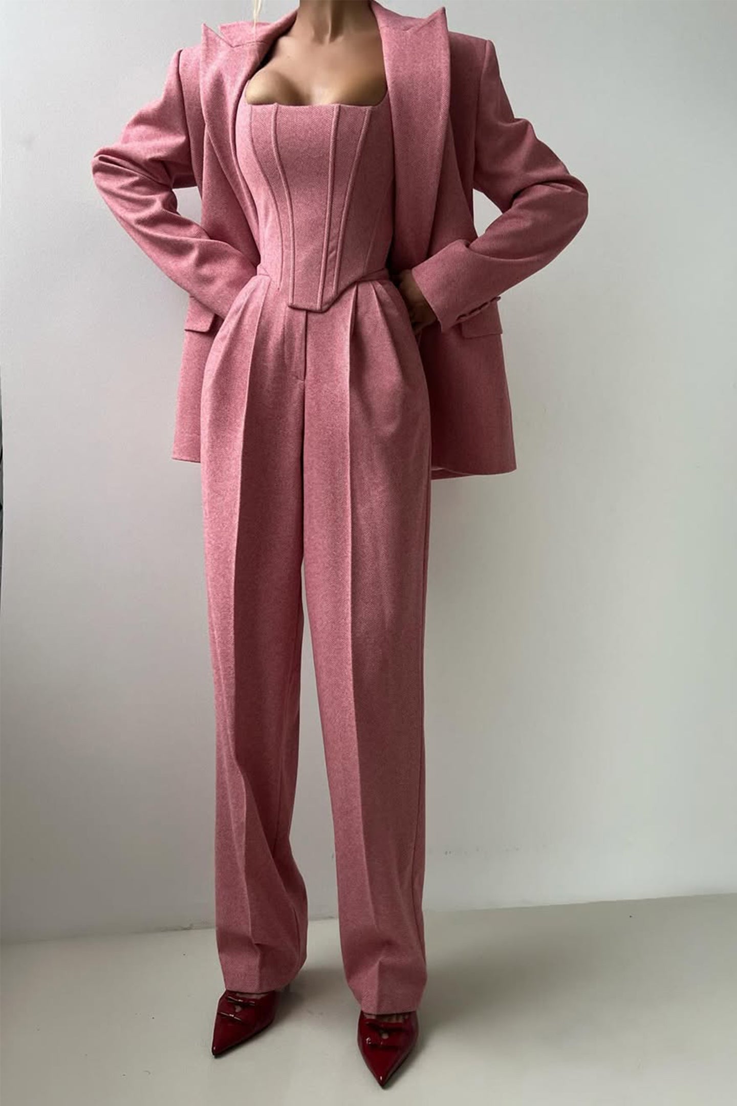 Lovaé™ | Tre-delt sæt med dobbeltradet blazer