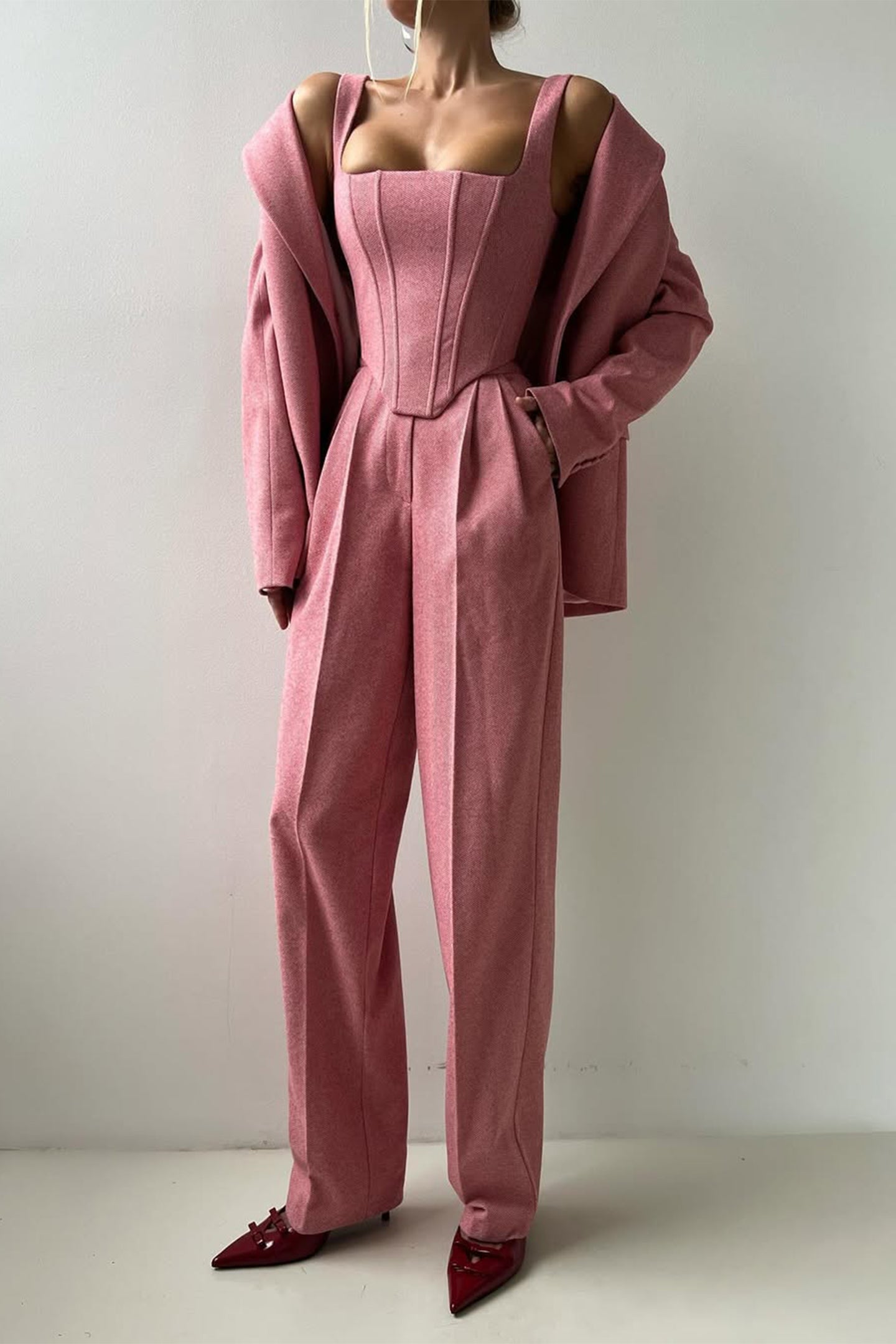 Lovaé™ | Tre-delt sæt med dobbeltradet blazer