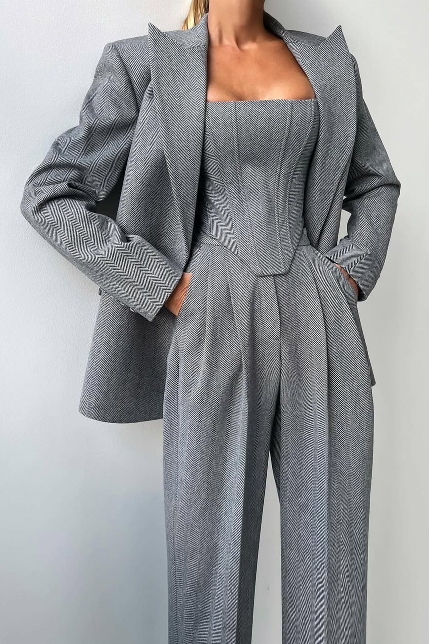 Lovaé™ | Tre-delt sæt med dobbeltradet blazer