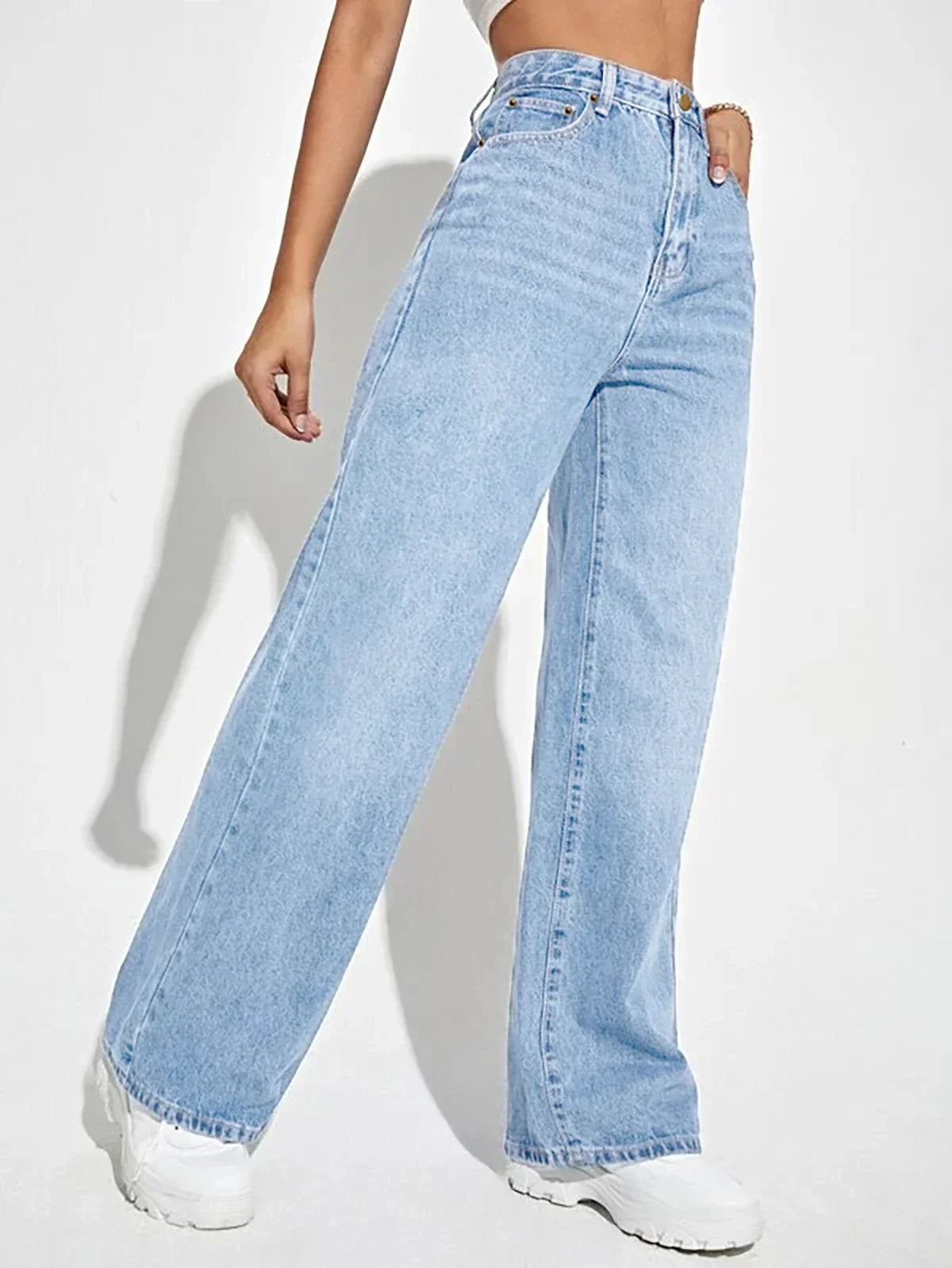 Lovaé™ | Jeans med vide ben