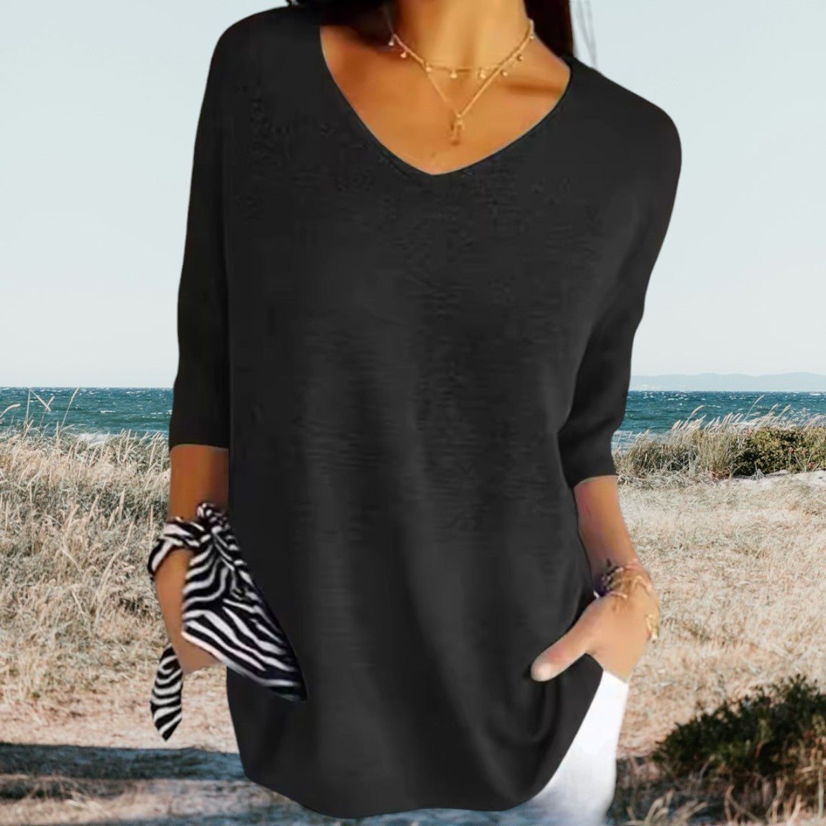 Lovaé™ | Stilfuld V-Hals Casual Top