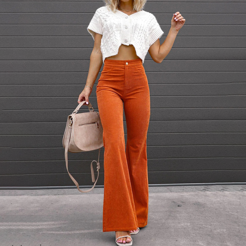 Lovaé™ | Stilfulde High-Waist Flared Bukser