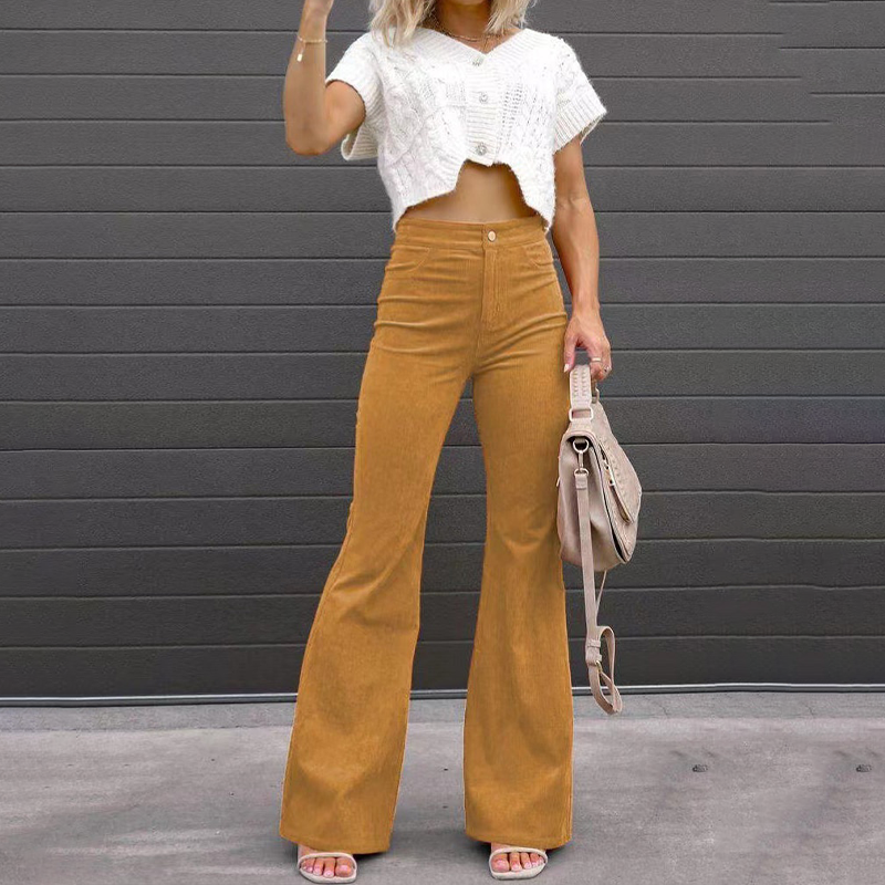 Lovaé™ | Stilfulde High-Waist Flared Bukser