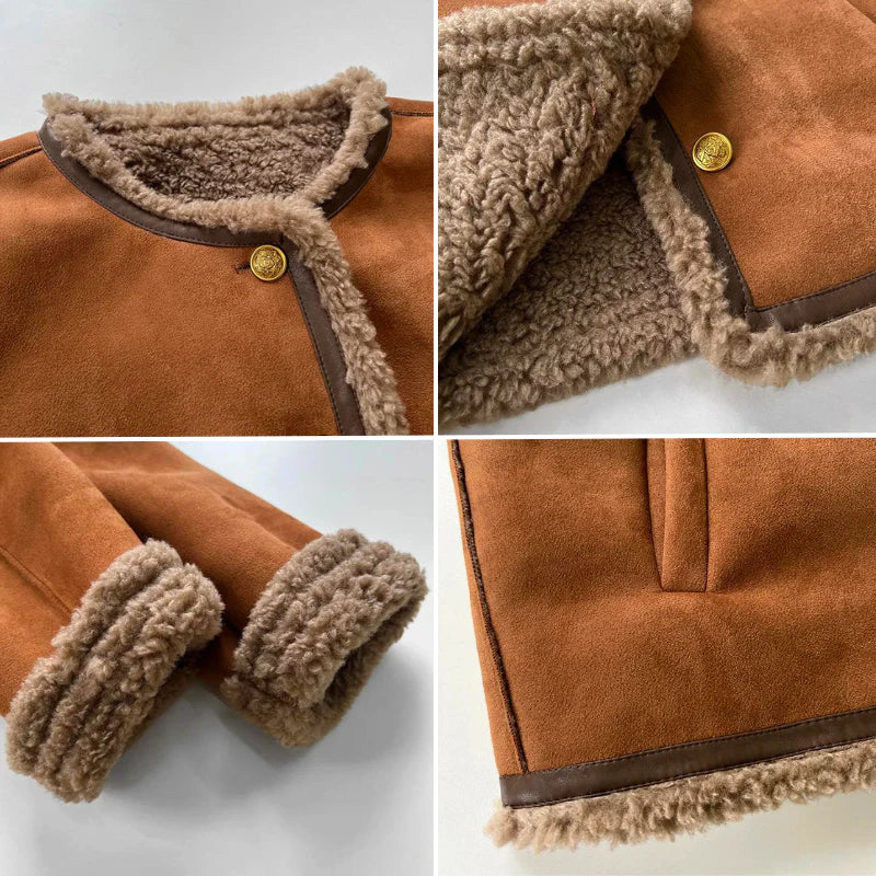 Lovaé™ | Stilfuld Jakke med Sherpa-for