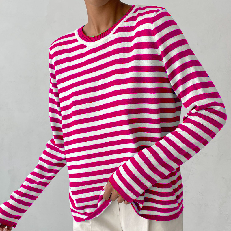 Lovaé™ | Elegant stribet T-shirt til kvinder