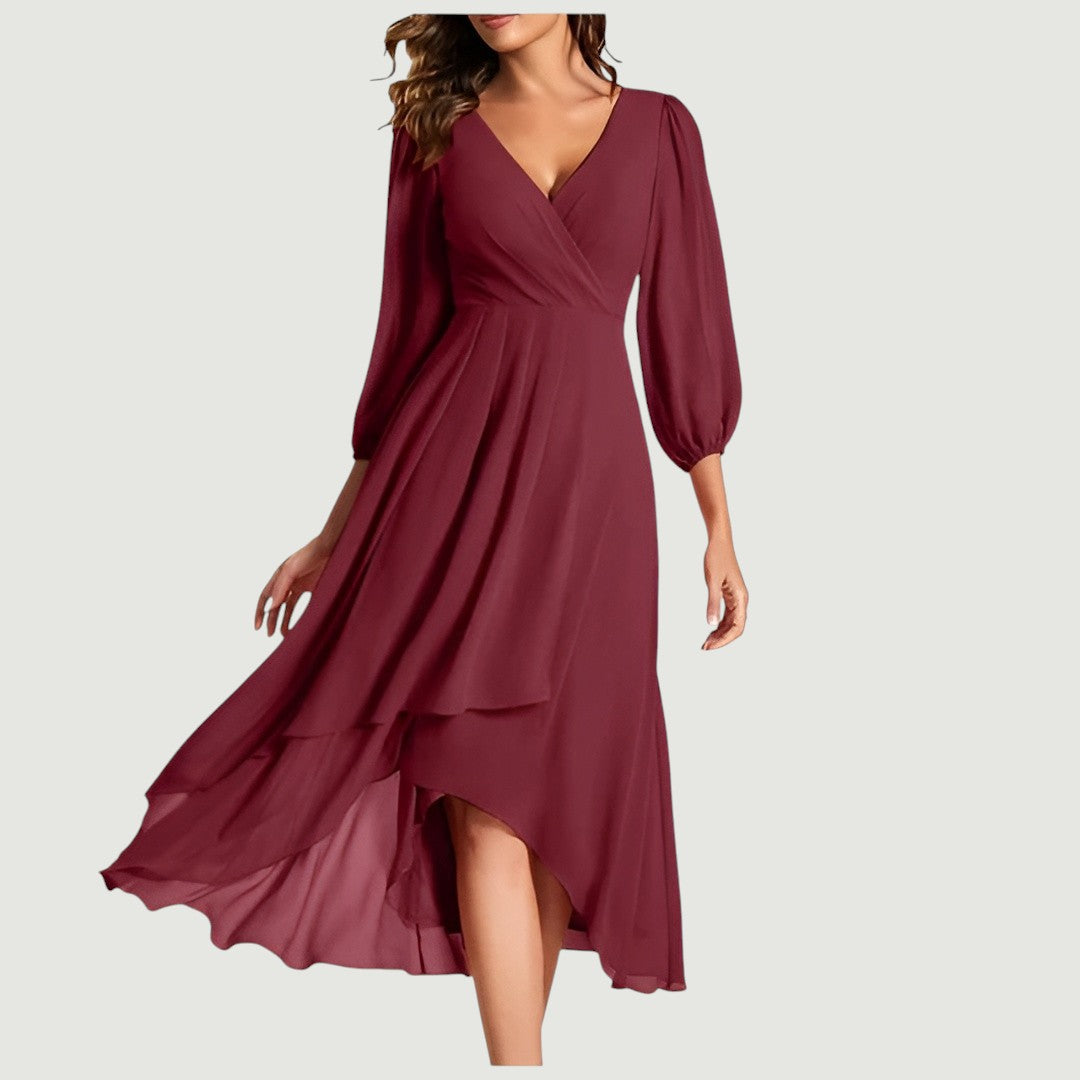 Lovaé™ | Elegant V-halsdesign med asymmetrisk fald