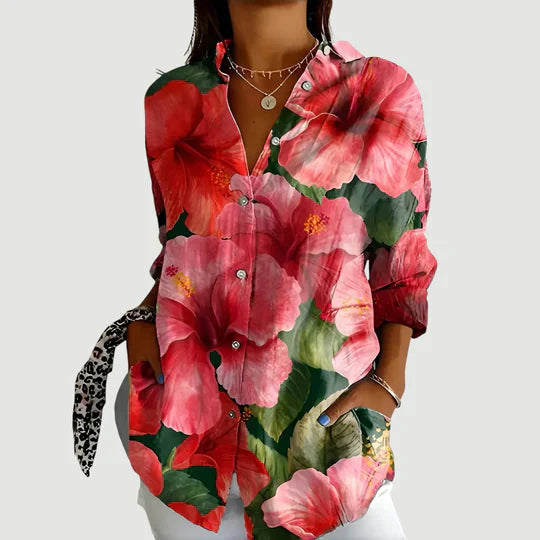 Lovaé™ | Bluse med farverigt design