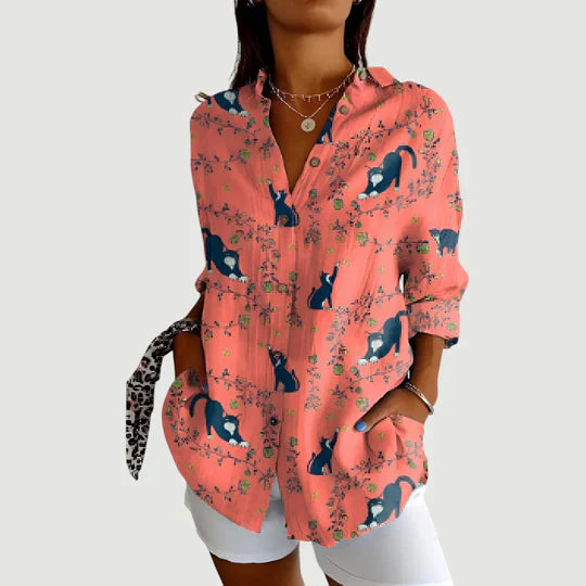 Lovaé™ | Bluse med farverigt design