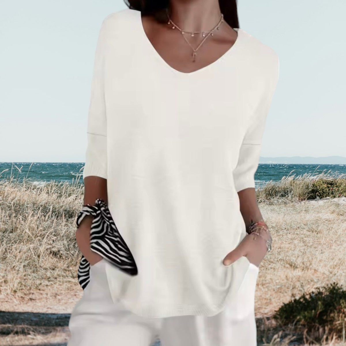 Lovaé™ | Stilfuld V-Hals Casual Top