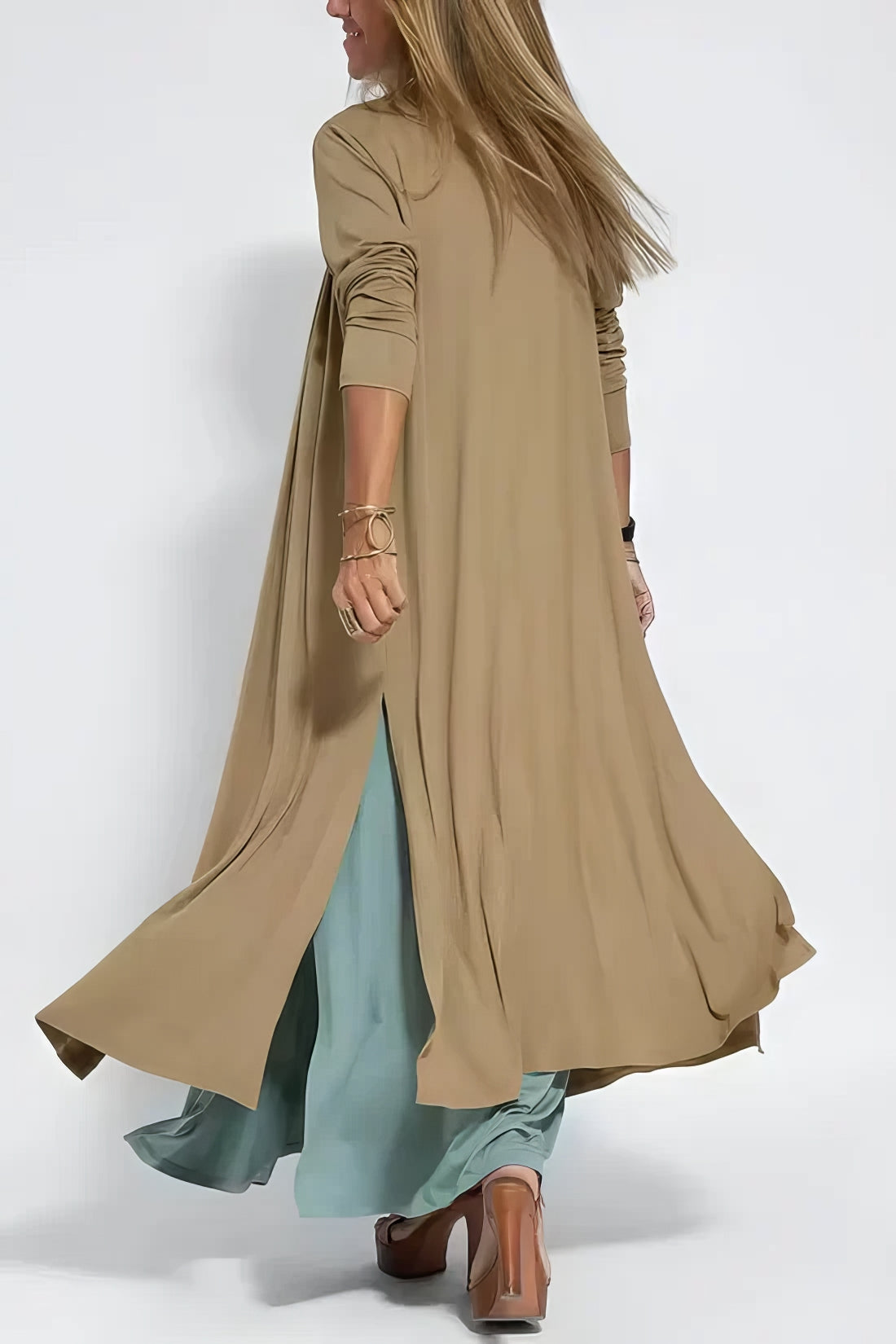 Lovaé™ | Elegant langt kjole med matchende cardigan som gave